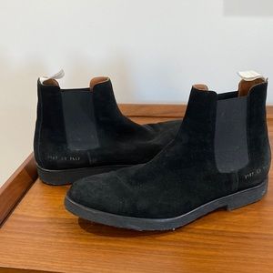 Like new all black common project boots